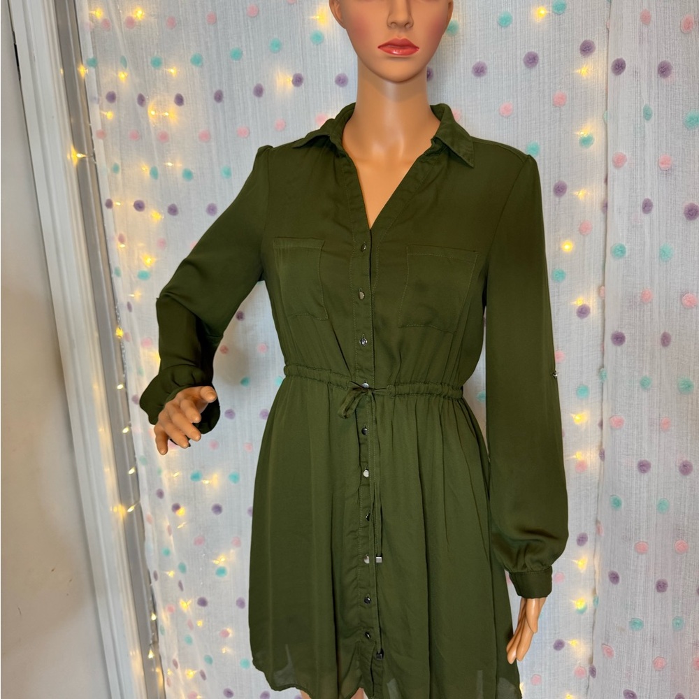 Elegant Green Women's Dress